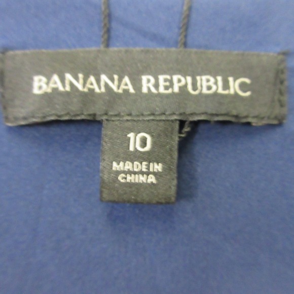 Banana Republic Strappy Slit Slip Dress 10 Blue Floral Maxi Guest Party 340 - Picture 3 of 12